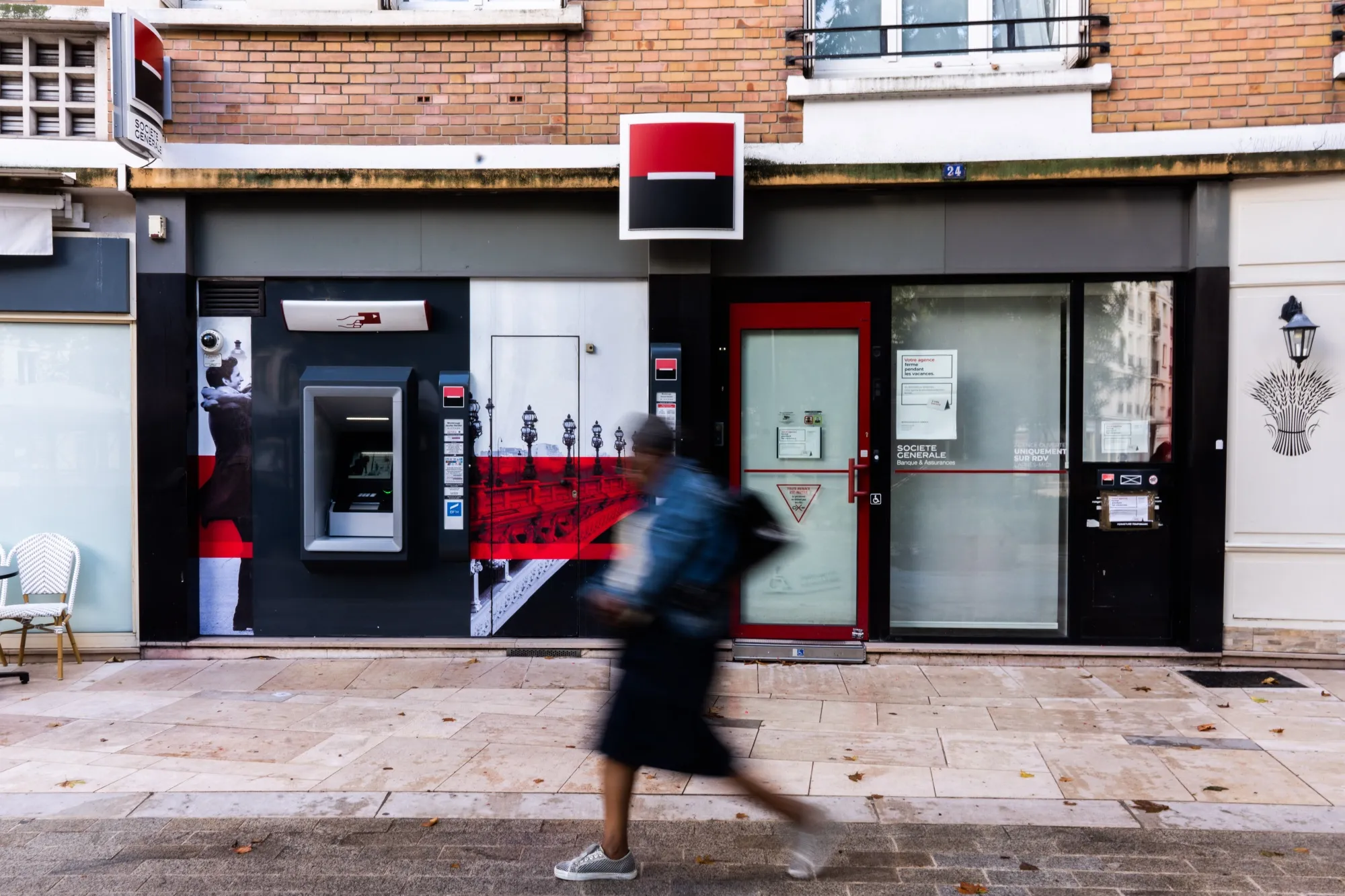 A Societe Generale&nbsp;branch in Paris.