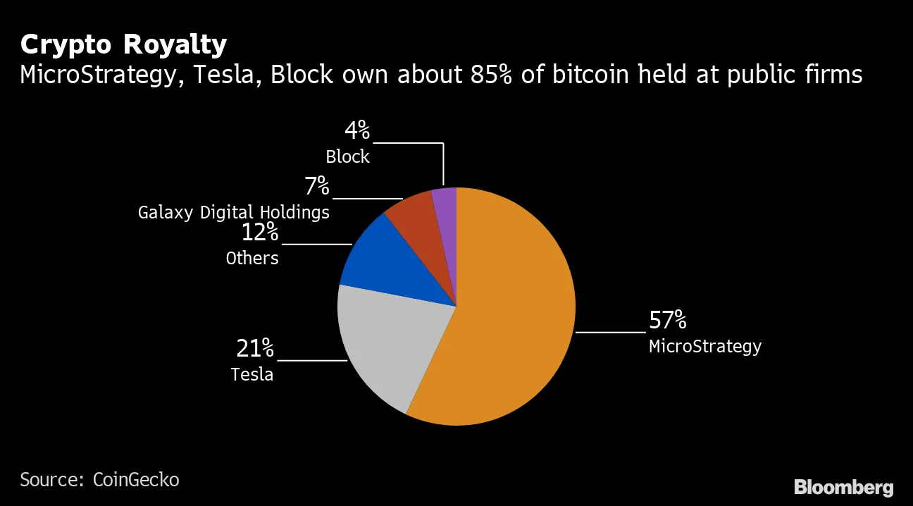 Tesla (TSLA) MicroStrategy (MSTR) Block Face Hit From Bitcoin (BTC USD) -  Bloomberg