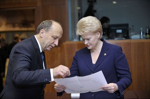Andrius Kubilius, Lithuainia's prime minister