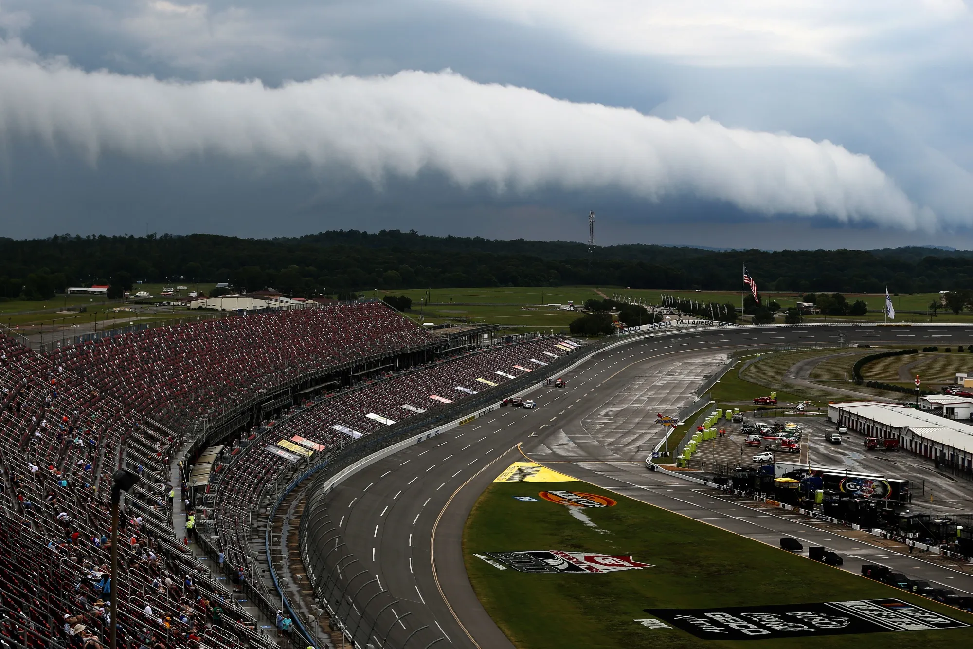 NASCAR Race At Talladega Superspeedway Postponed By Rain - Bloomberg