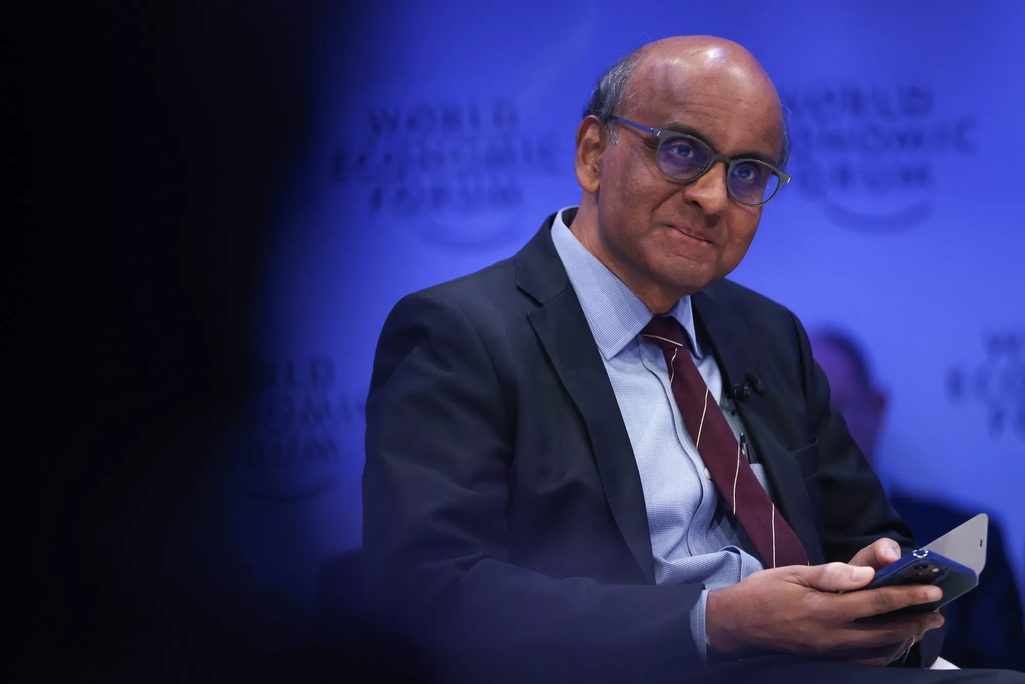 Tharman Shanmugaratnam at the World Economic Forum in Davos in January.