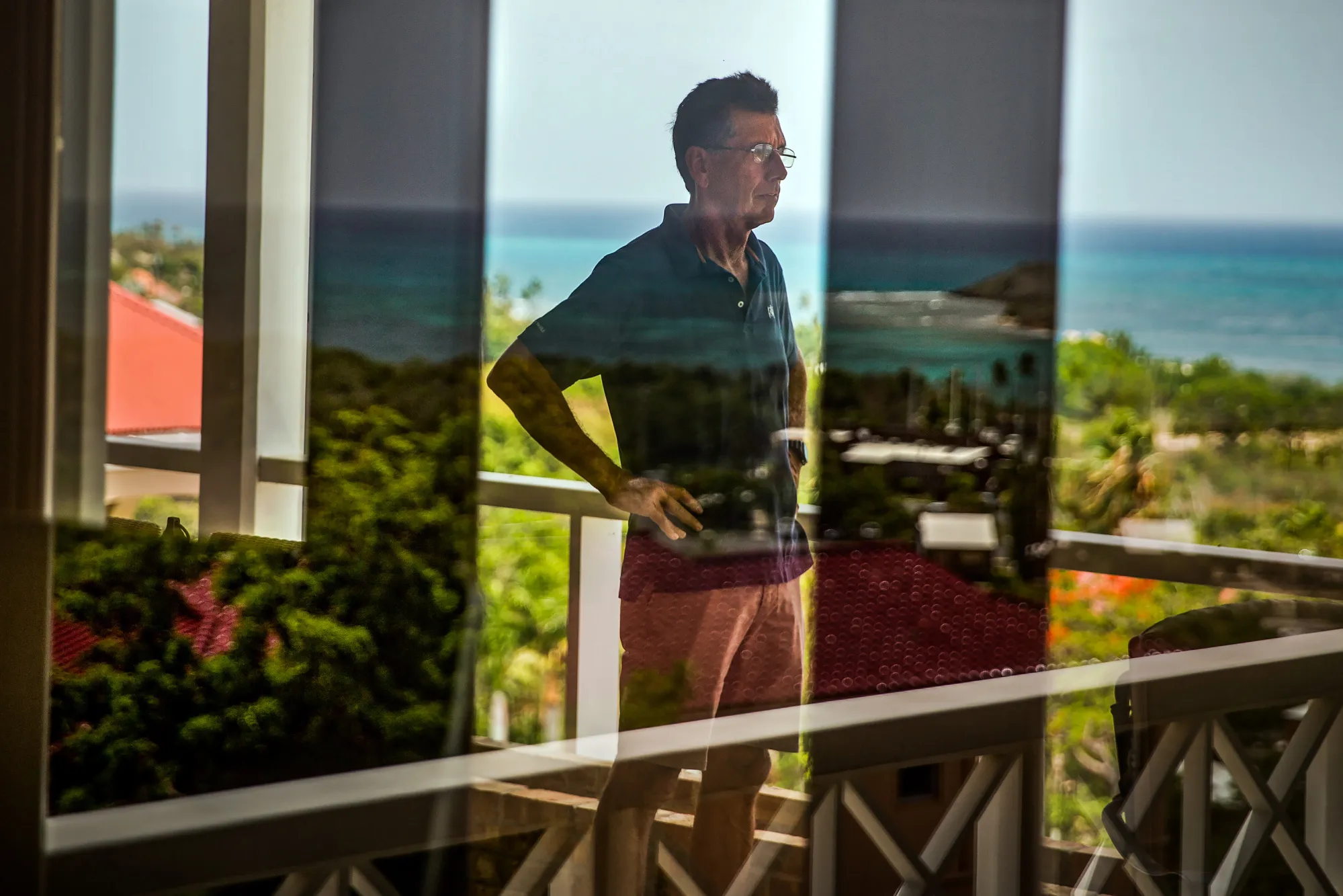 Warren Mosler&nbsp;stands for a photograph in Saint Croix, Virgin Islands, U.S.