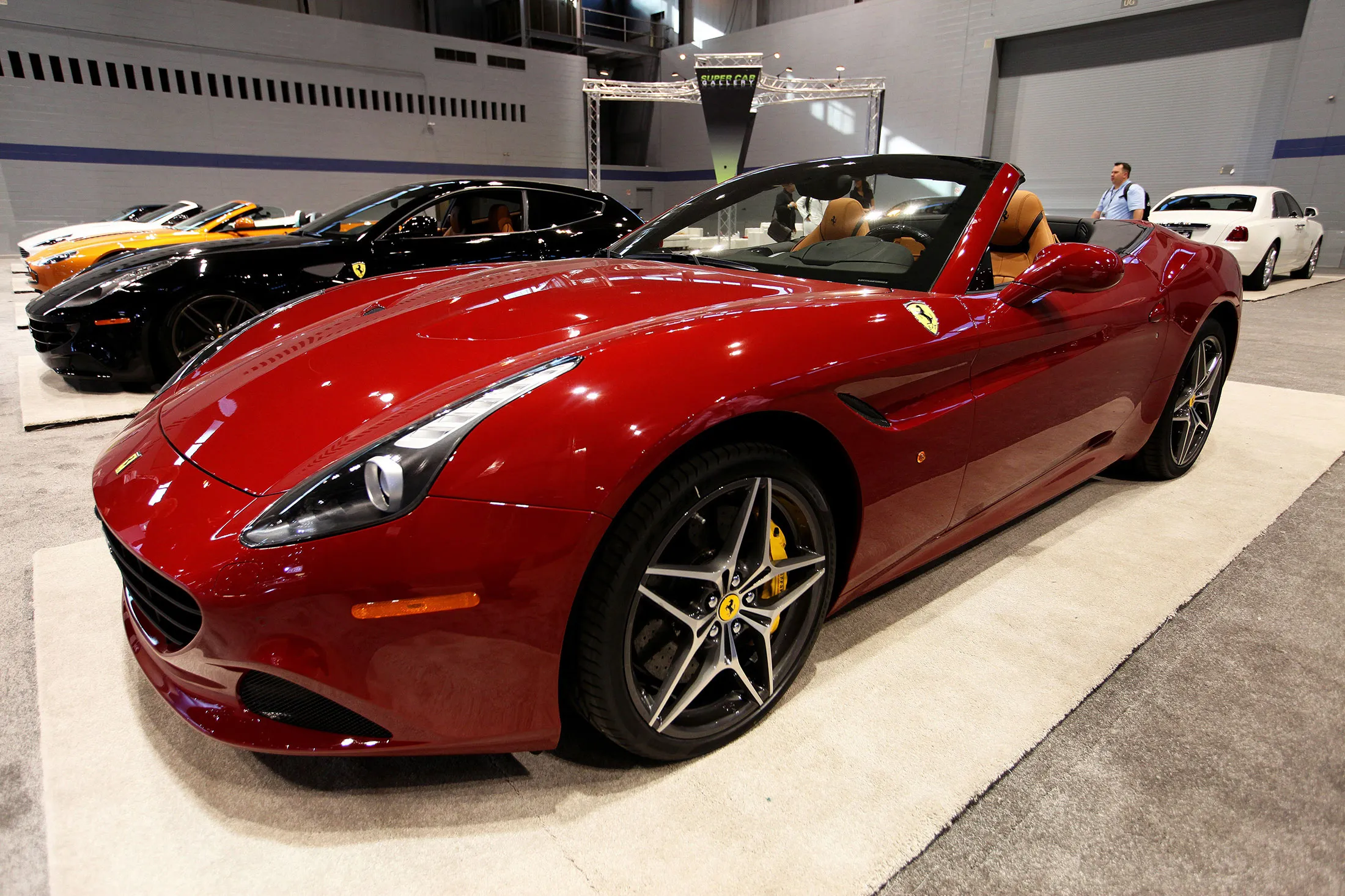 Ferrari California T at the 107th Annual Chicago Auto Show at McCormick Place in Chicago on Feb. 12.
