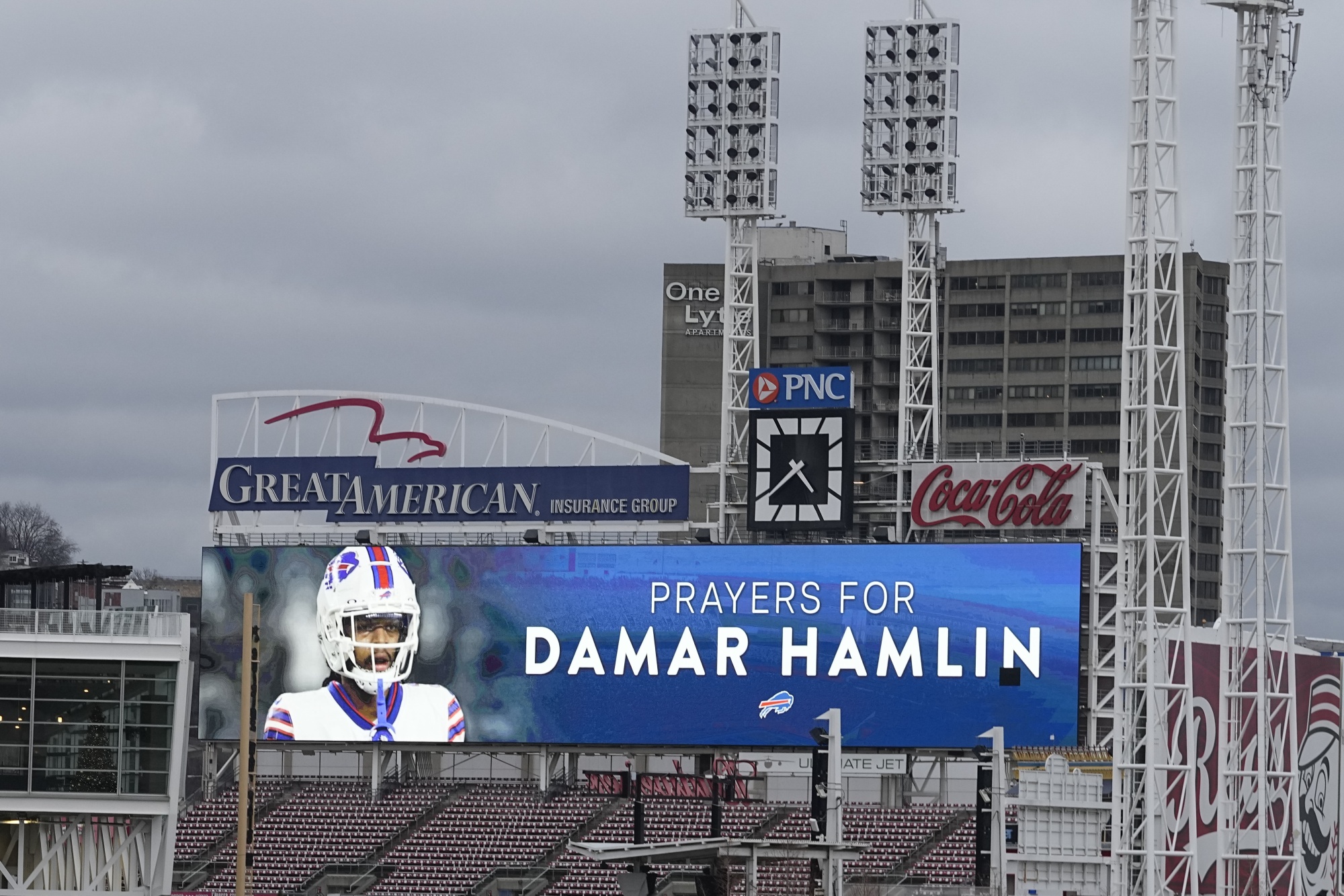 3 was with us, and it's a big win': Bills feel Hamlin in emotional