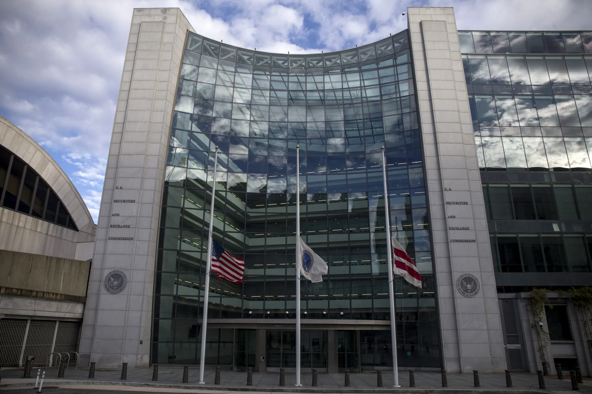 The SEC) headquarters in Washington.