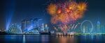 Fireworks, Marina bay Sands