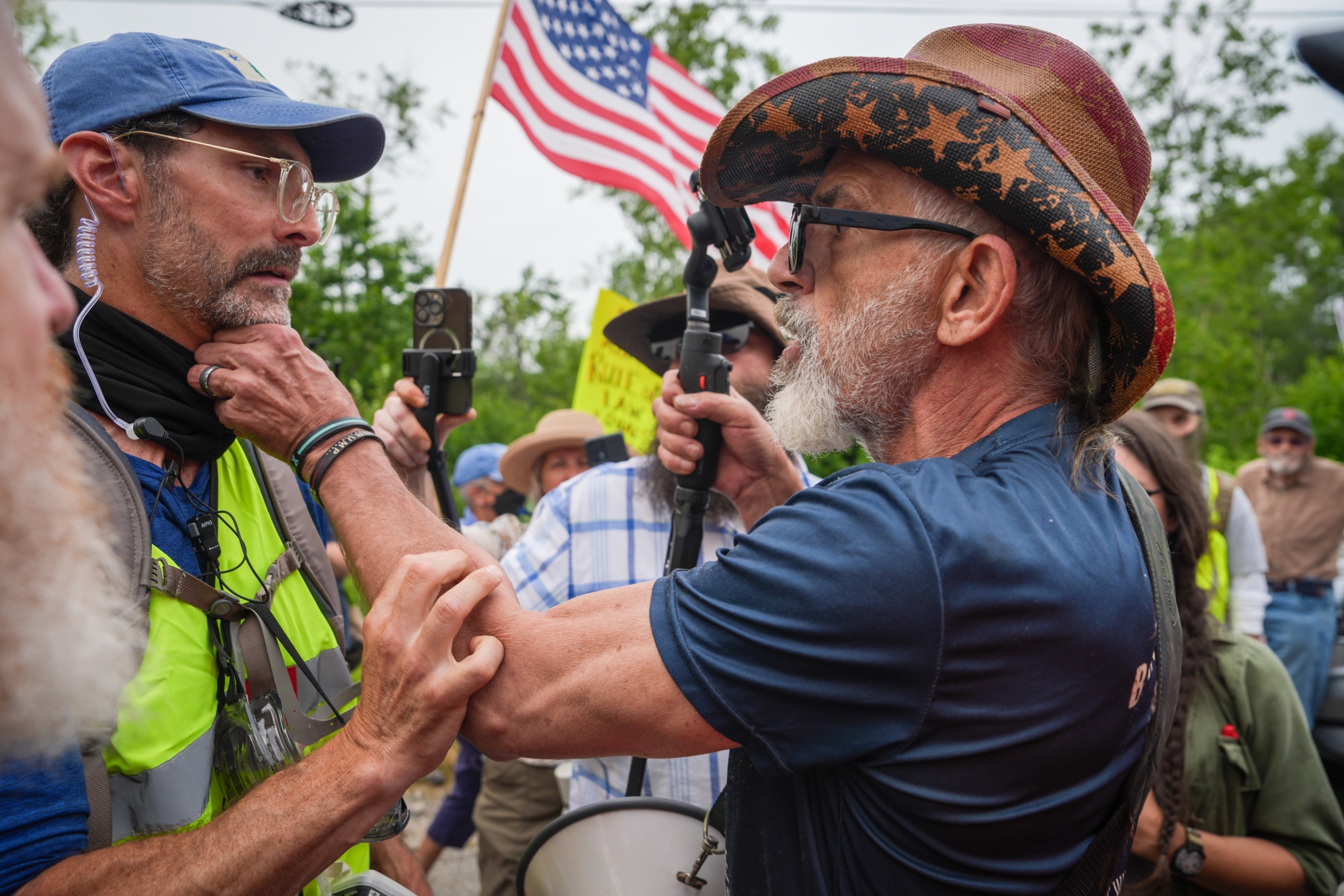 A political protest