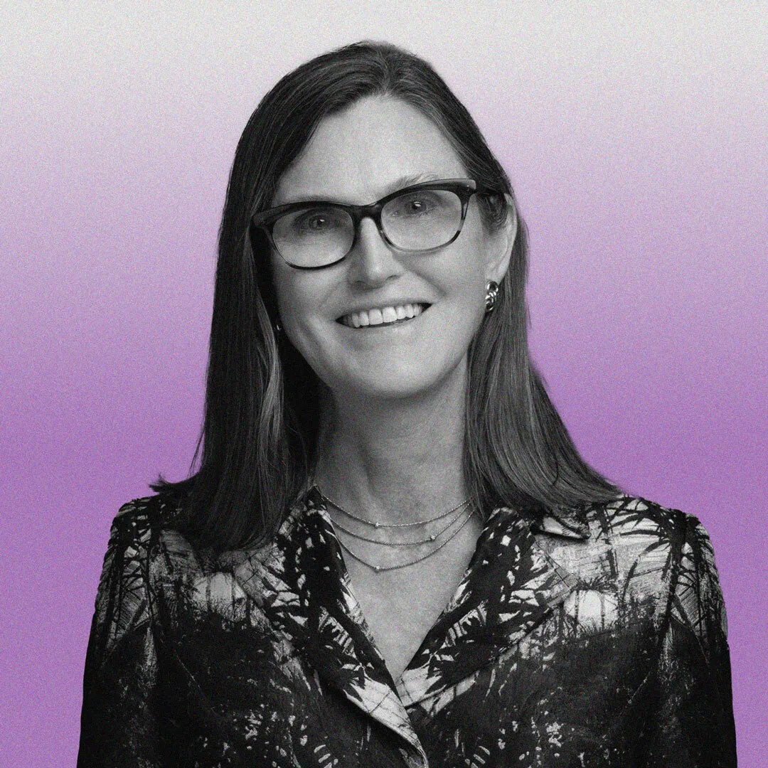 Portrait image of Cathie Wood.