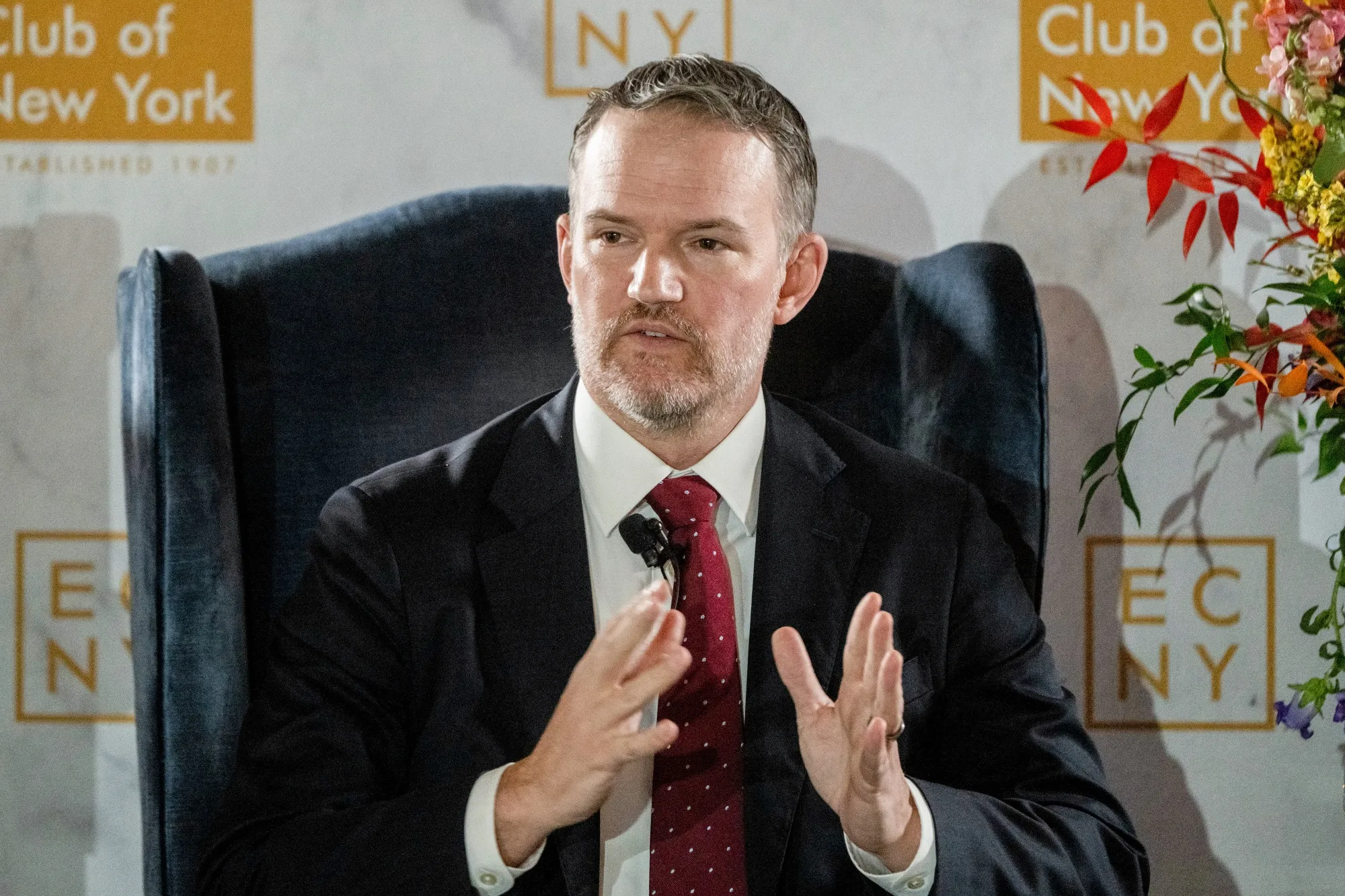 Jamieson Greer, the US trade representative, during an Economic Club of New York luncheon in September.