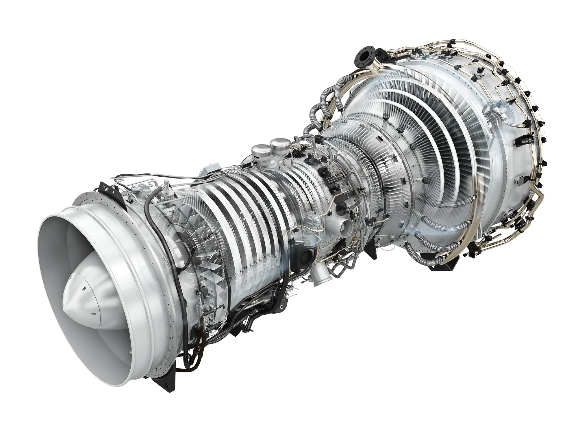 A Siemens Energy SGT-A35 gas turbine.