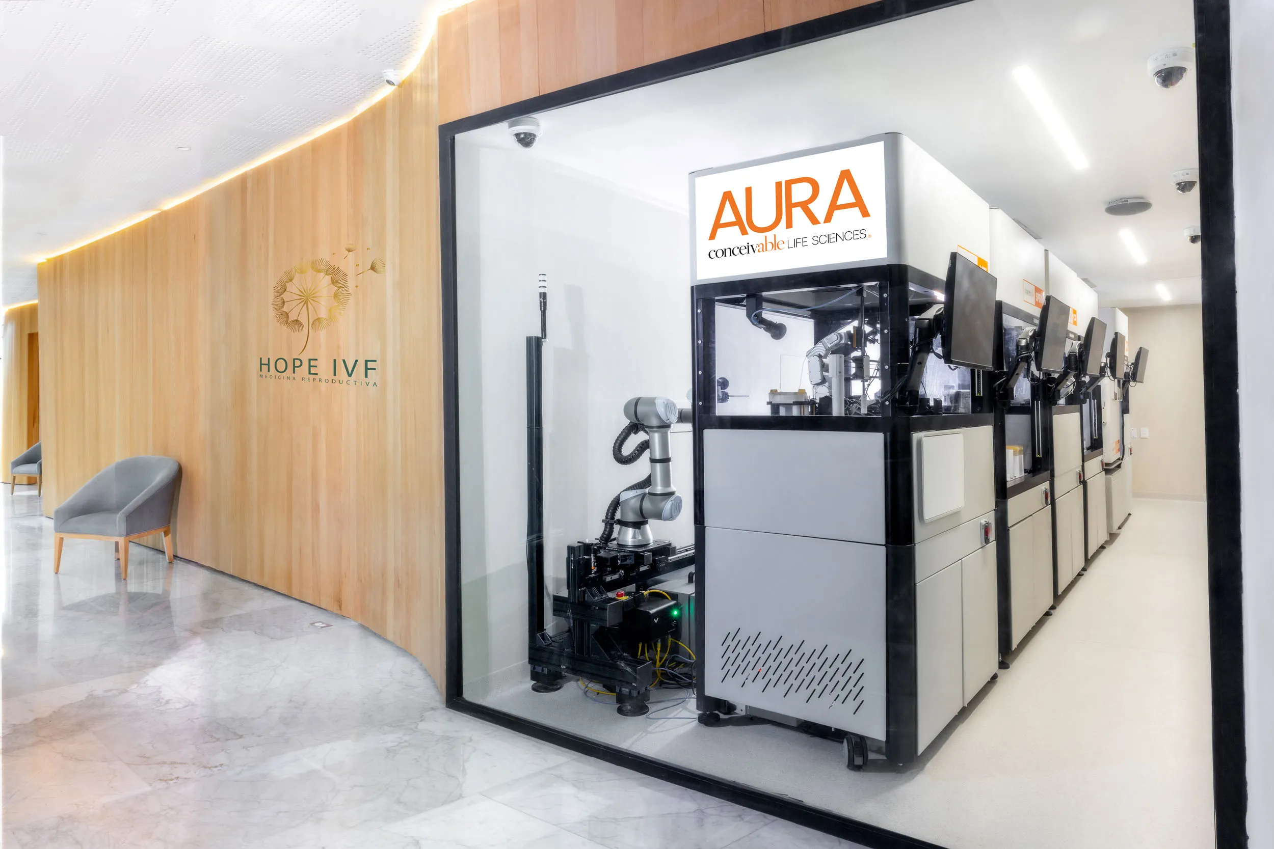 Conceivable’s&nbsp;AURA is the world’ss first automated IVF lab.