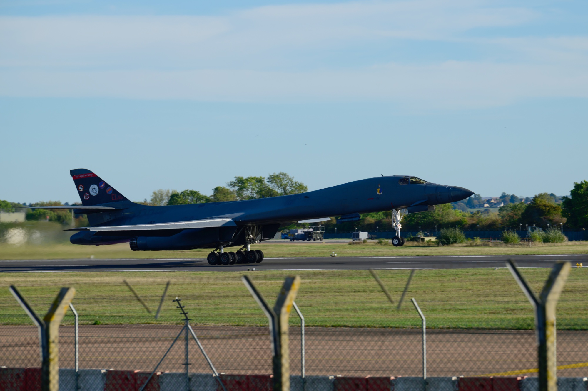 US bombers depart RAF Fairford.