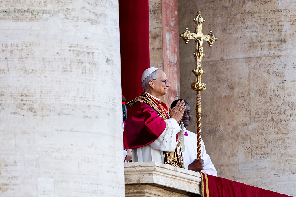 Pope Leo XIV makes his debut.