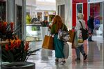 Shoppers walk through the Mall of San Juan in San Juan, Puerto Rico.&nbsp;