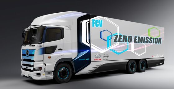 Toyota Adds to Hydrogen Bet With N. American Fuel-Cell Semi