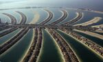 Dubai’s Palm Jumeirah man-made archipelago.