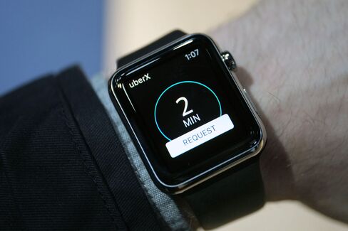 Popular apps such as Uber and Instagram have been designed specifically for the Apple Watch.