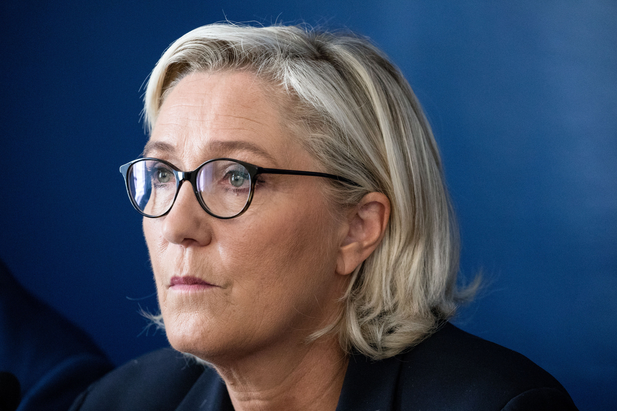 Le Pen Says Macron Should Take Harder Line With Boris Johnson