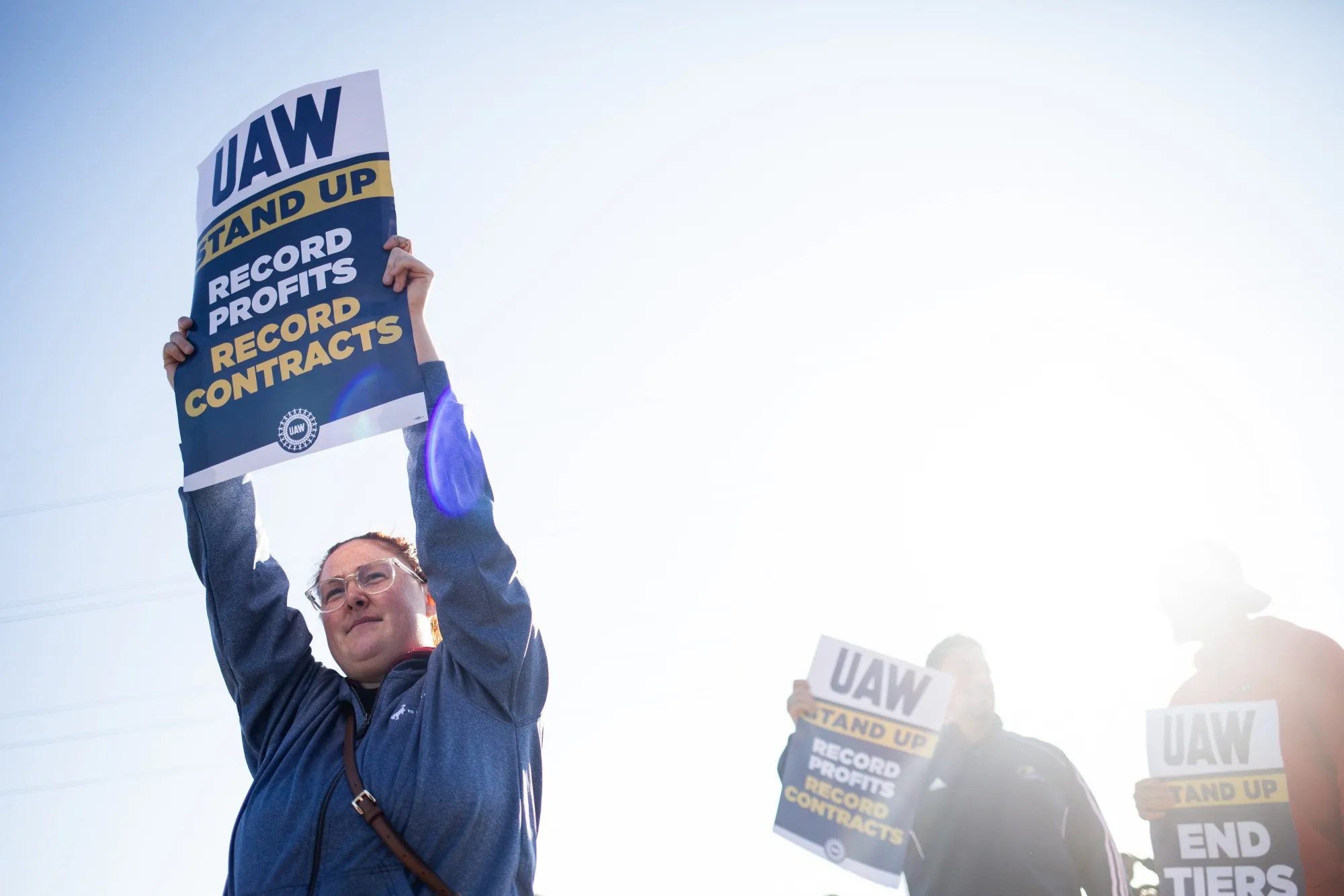 Ford agreed to a record 25% hourly wage hike over the life of the contract, which exceeds four years.&nbsp;