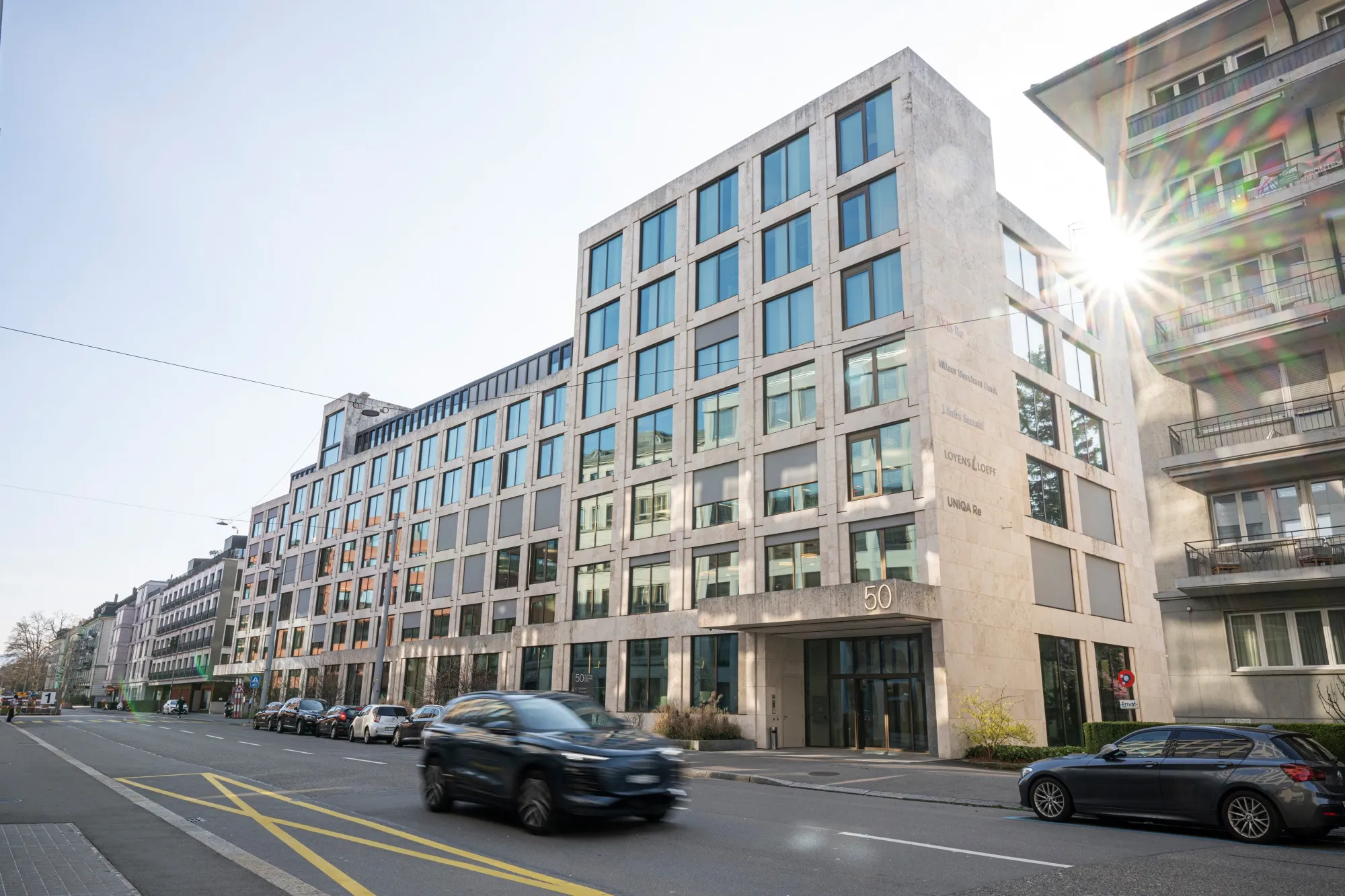 The former office location of MBaer Merchant Bank AG&nbsp;in Zurich.