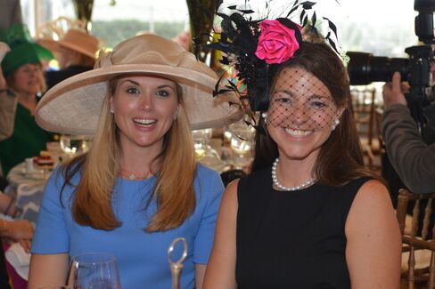 Kristy Korngold and Allison Mignone. Photographer: Amanda Gordon/Bloomberg