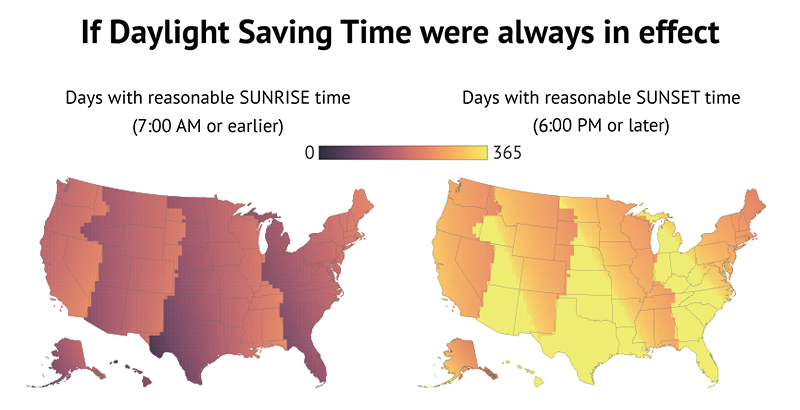 As Daylight Saving Time Ends, Track US Time Zones in BTS National