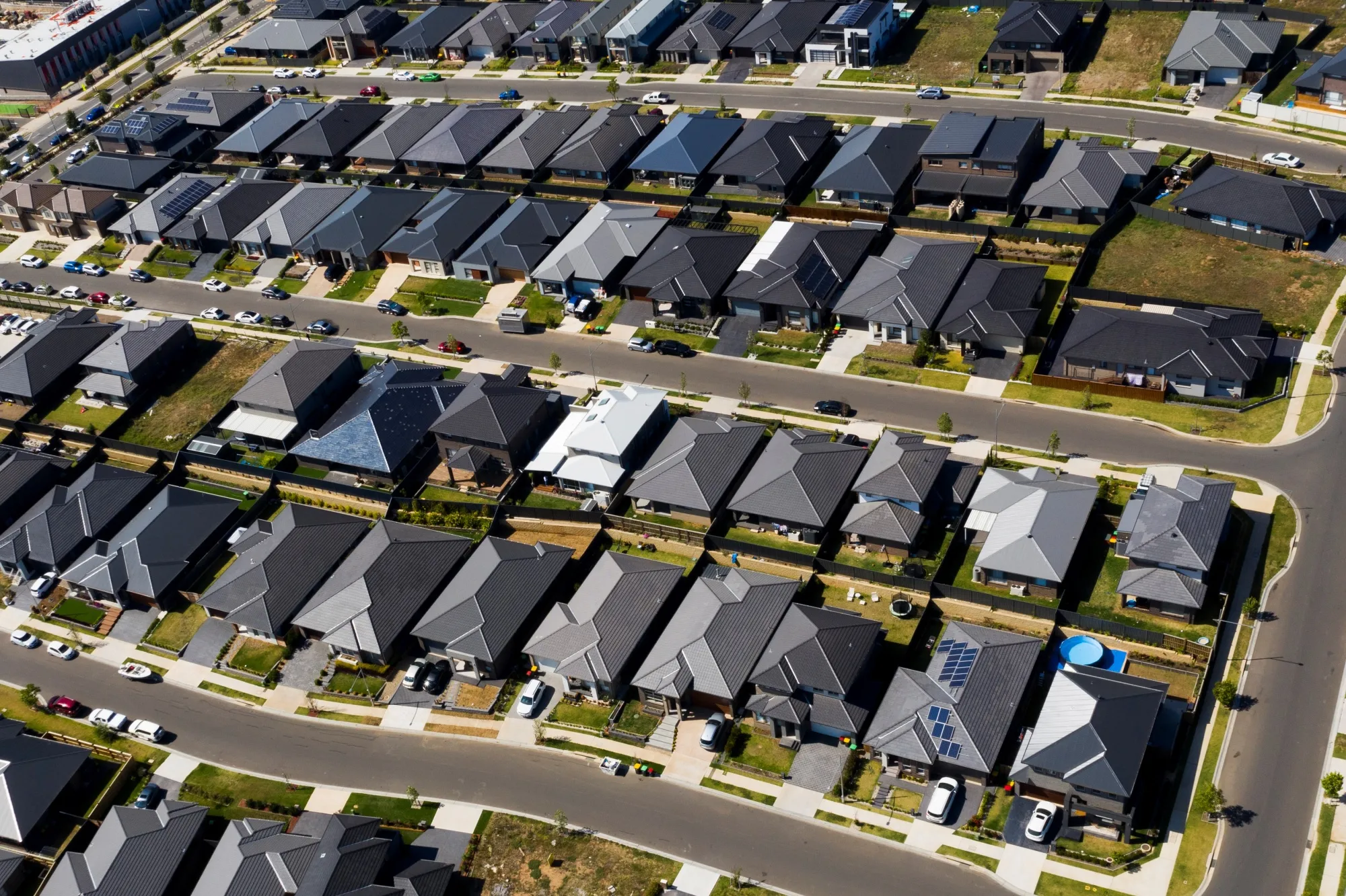 Housing estates&nbsp;in Sydney, Australia.
