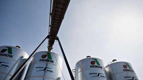 Monsanto Co. Asgrow soybeans in Manlius, Illinois.