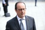 President of France Francois Hollande arrives for the Warsaw NATO Summit on July 8, in Warsaw, Poland.
