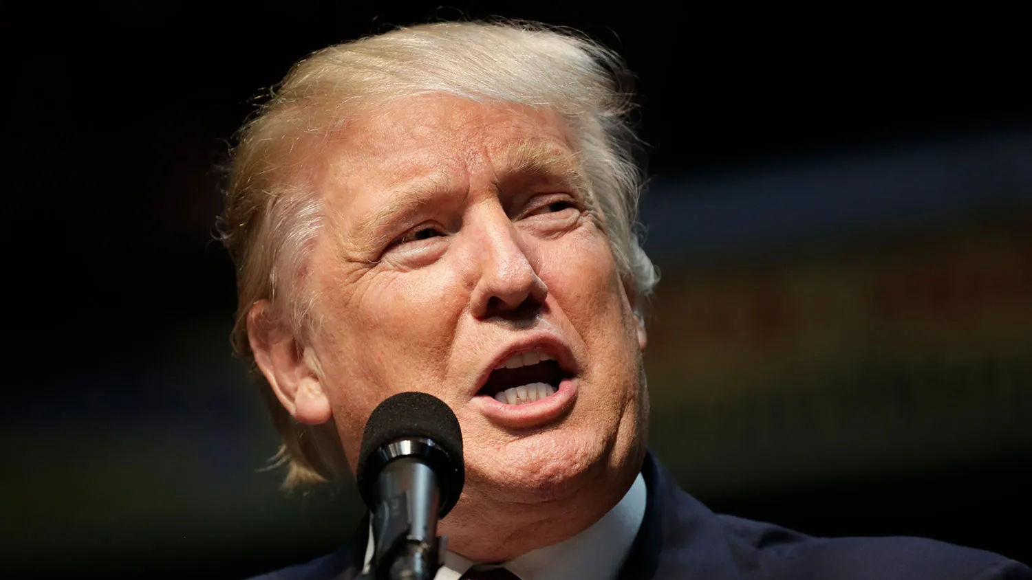 Republican presidential nominee Donald Trump speaks in Everett, Washington, on Aug. 30, 2016.

