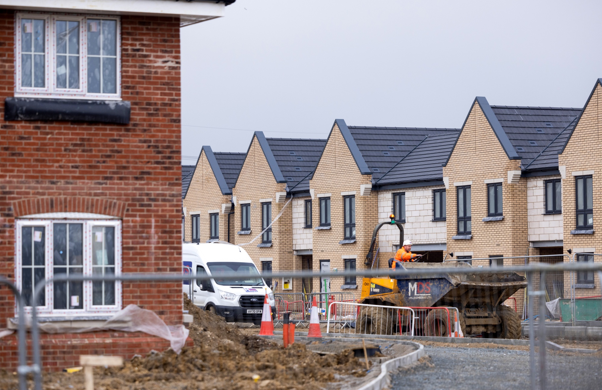 Persimmon Plc Residential Real Estate Construction Site Ahead Of Earnings