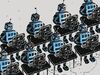 Group of Robots and personal computer