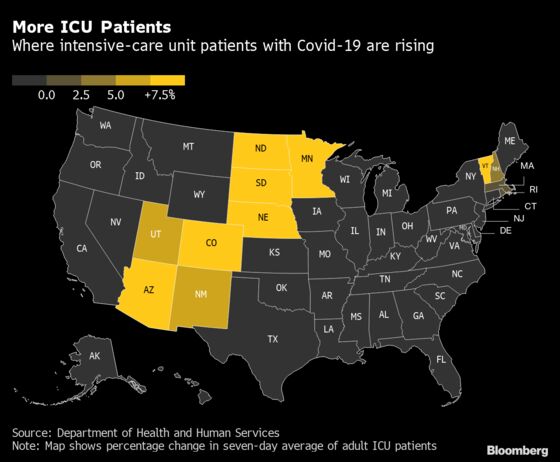 ICUs Fill in Western U.S.; Moderna Defends Shot: Virus Update