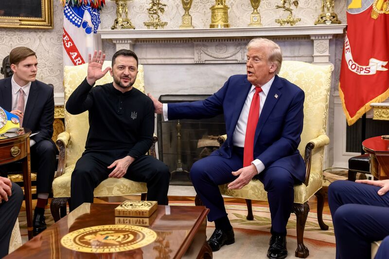 President Trump Meets Ukrainian President Zelenskiy At White House