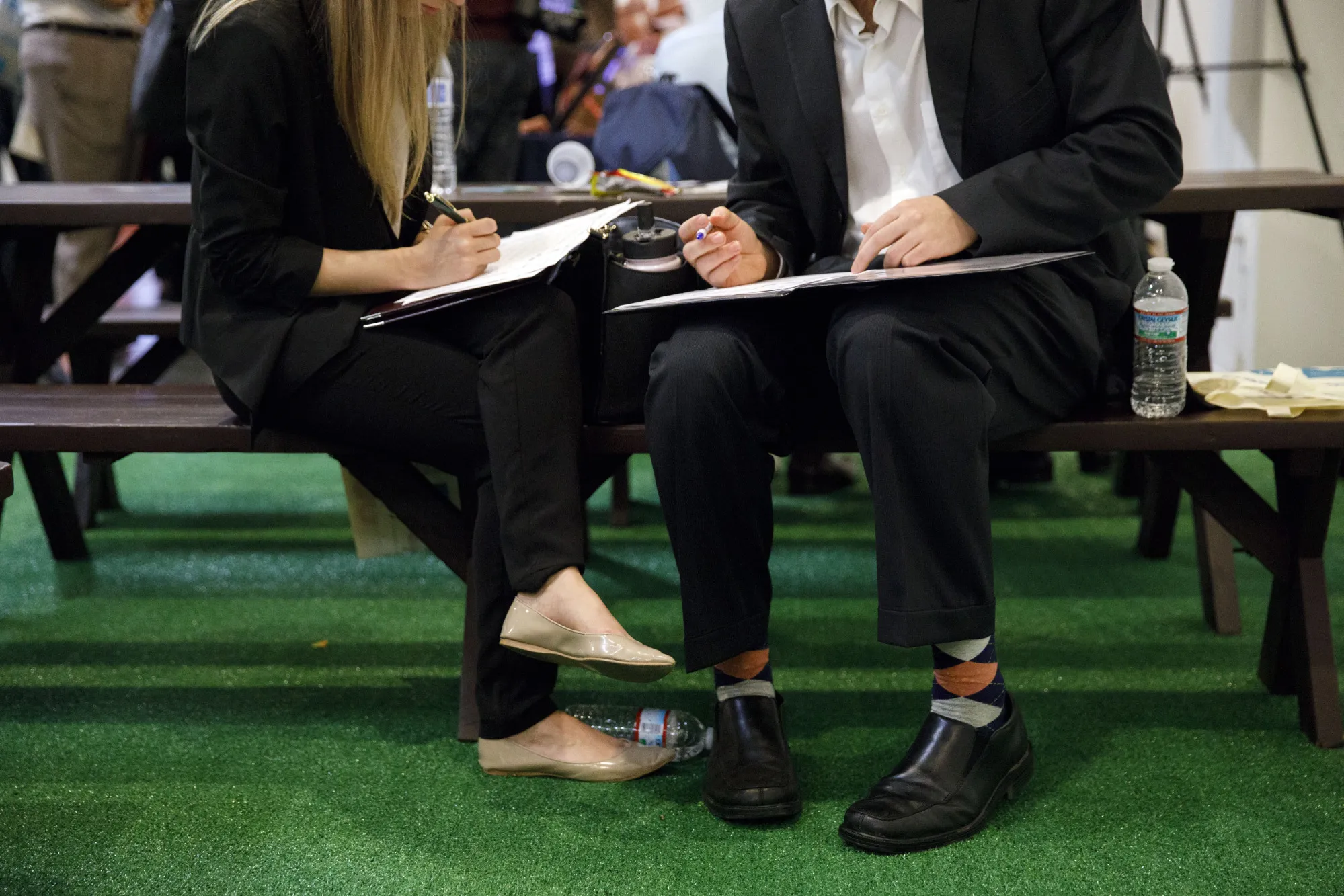 Inside A TechFair LA Career Fair Ahead Of Initial Jobless Claims