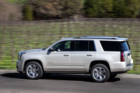 The GMC Yukon Denali is the upgraded and more expensive version of the standard-issue Yukon.
