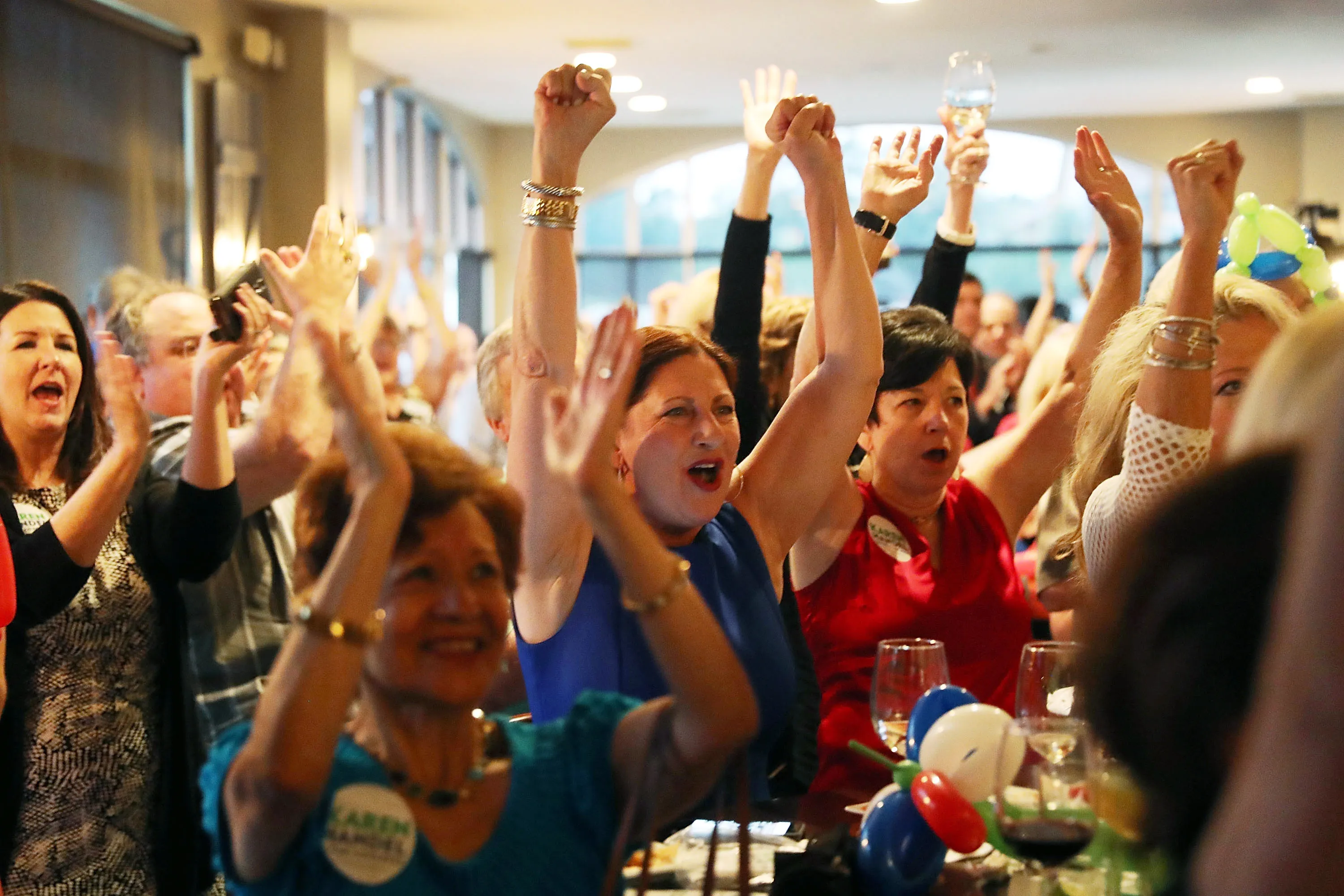 Celebrating in Georgia.
