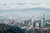 Skyline of Santiago, Chile.