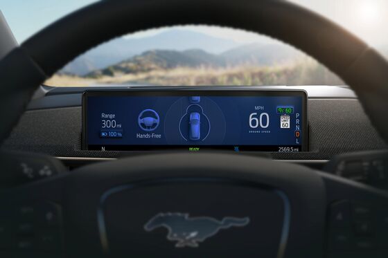 Ford Takes on Tesla With Hands-Free Driving for Electric Mustang