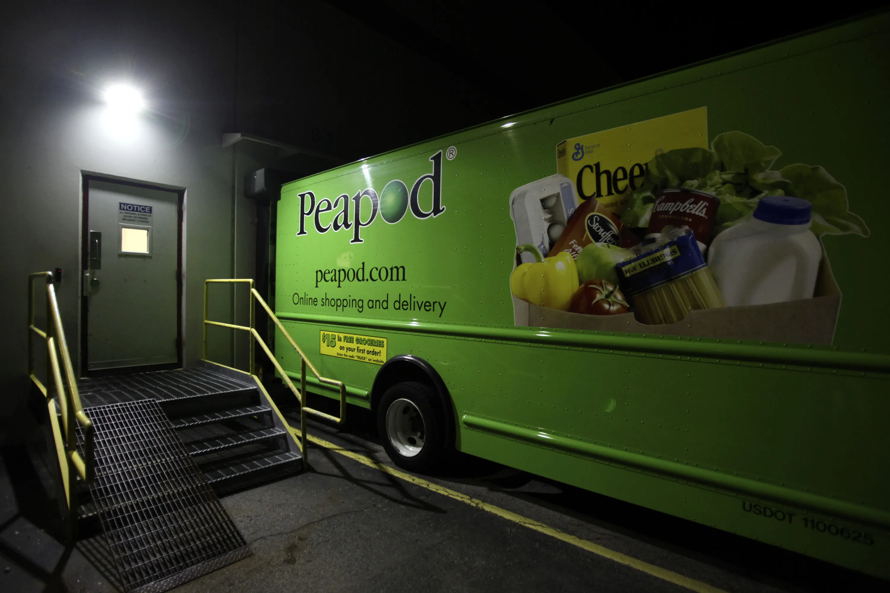 Inside Peapod Inc. Internet Supermarket Operating Facilities