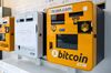 ATM machines for digital currency in Hong Kong.