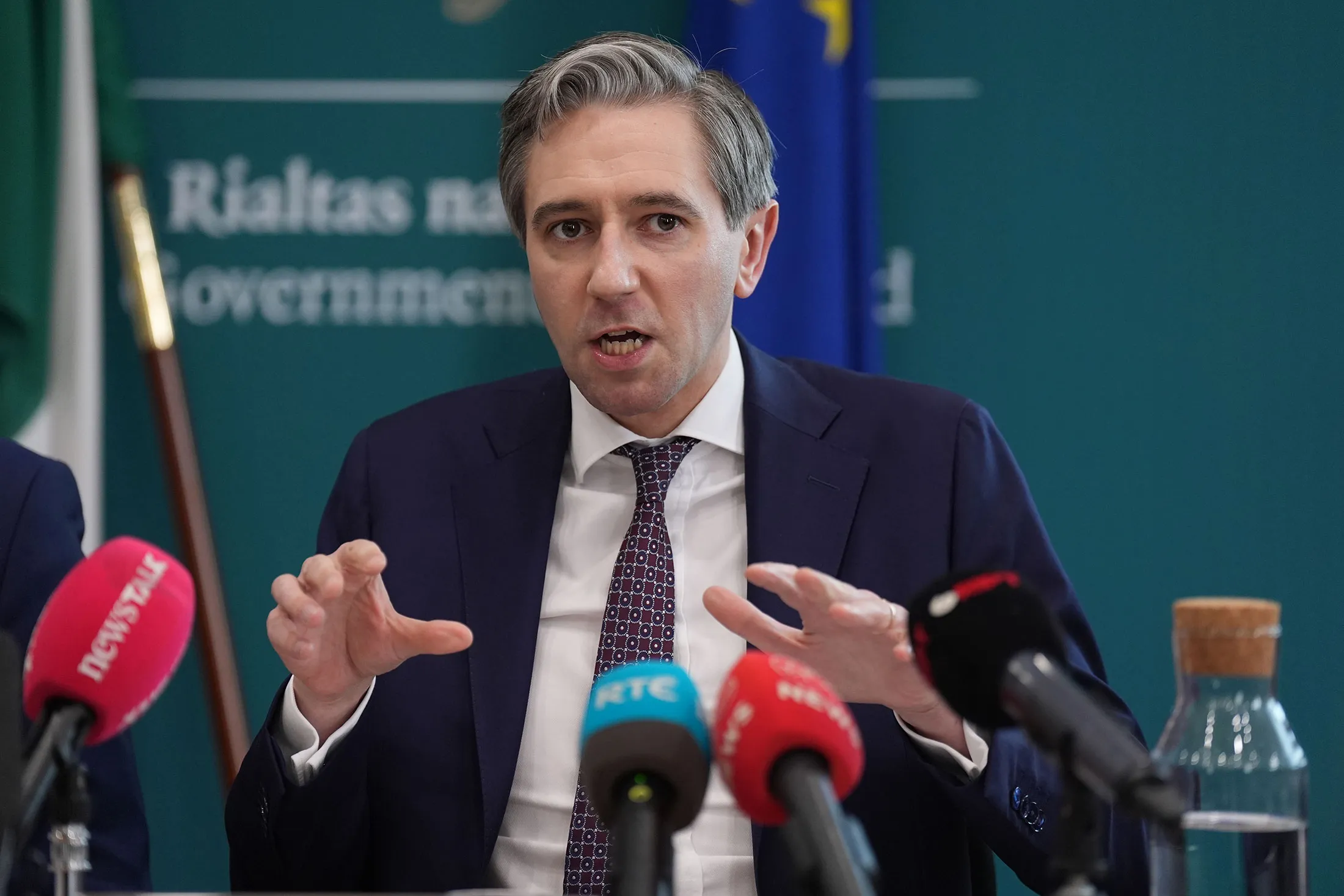 Ireland's Finance Minister Simon Harris on April 21.
