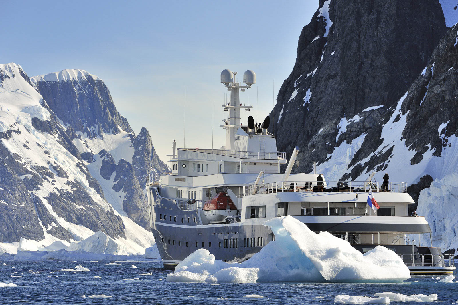luxury yacht antarctica