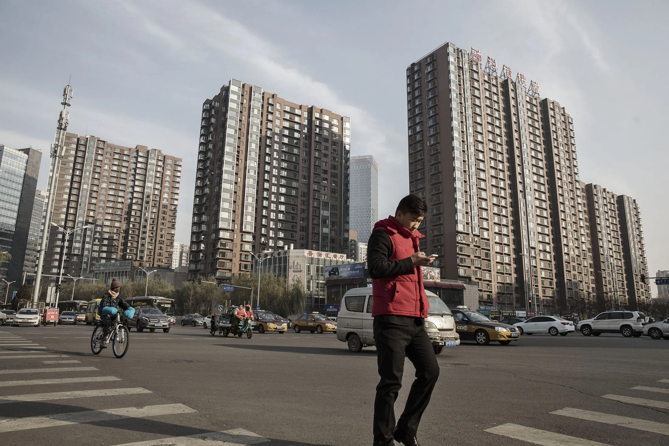 Residential buildings in Beijing.
