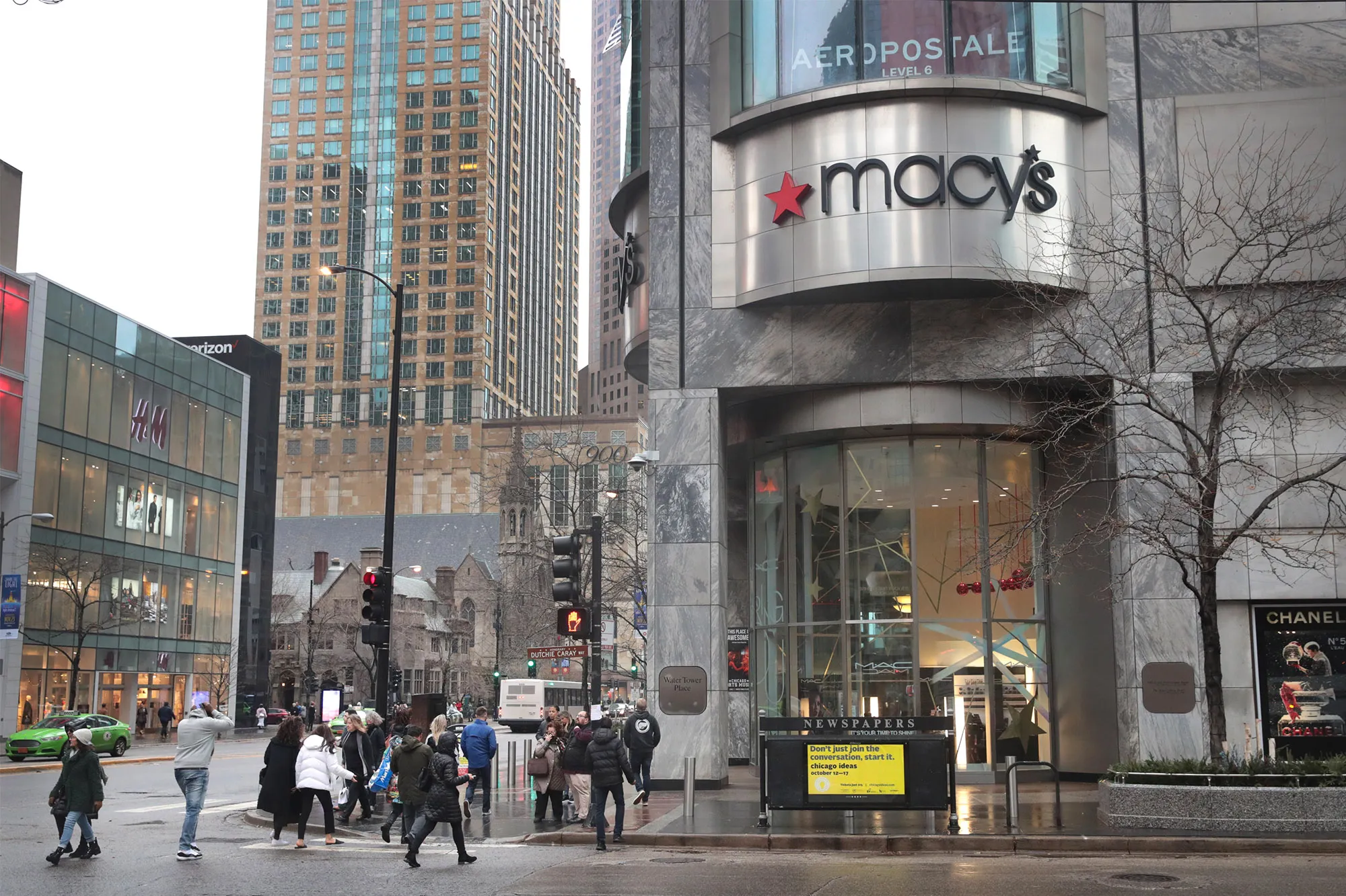 A Macy's store downtown Chicago, Illinois.
