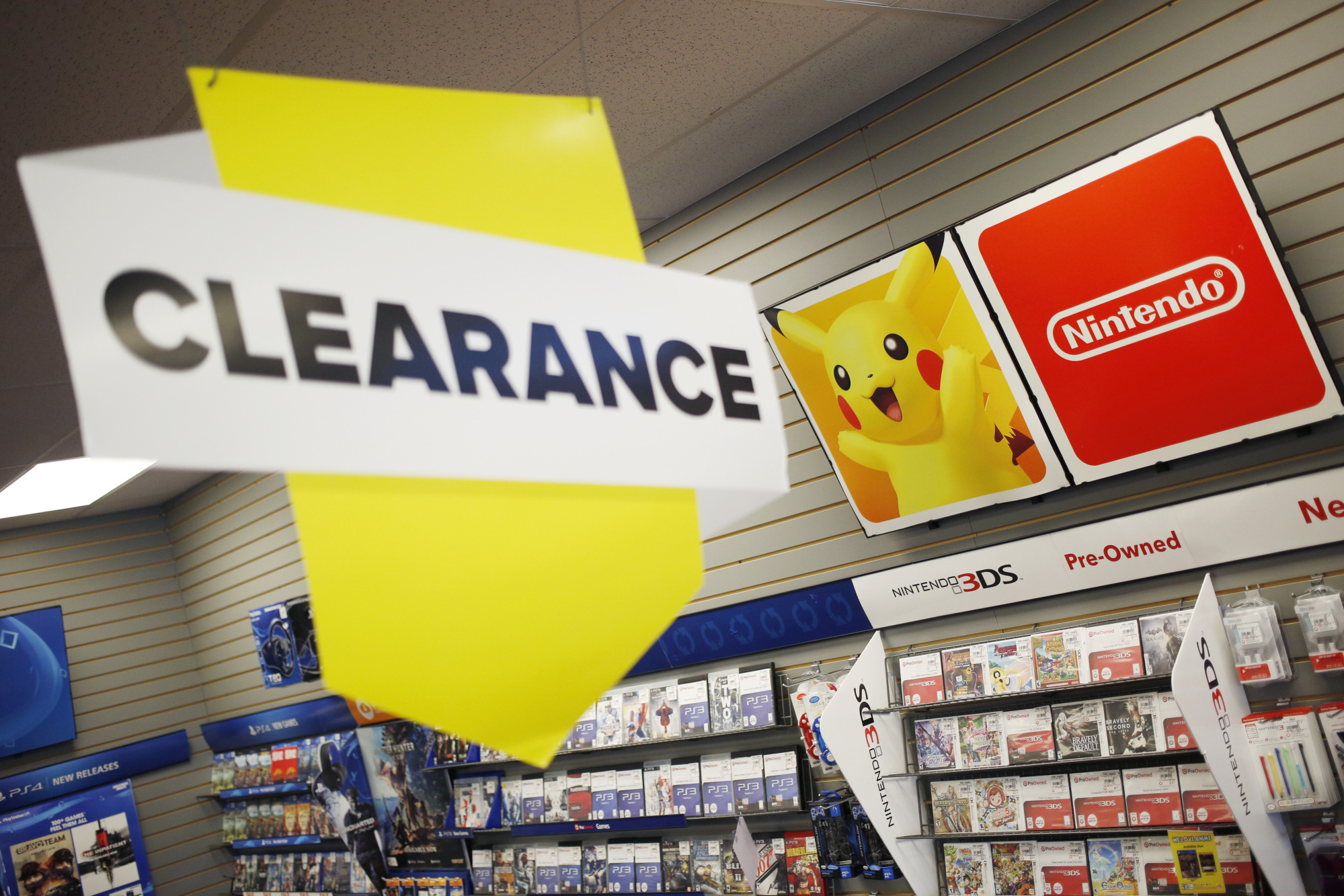 Inside a GameStop Corp. store in&nbsp;Kentucky, U.S.