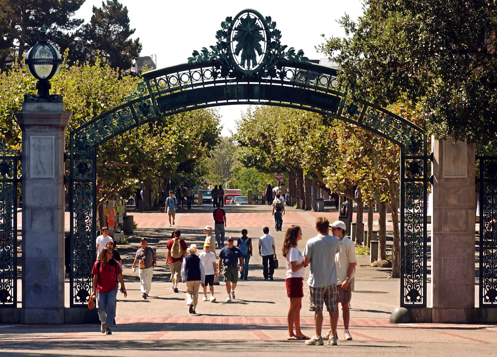 Who knows what knowledge lurks behind the gates at Berkeley? Photographer Tim Wimborne/ Bloomberg News.