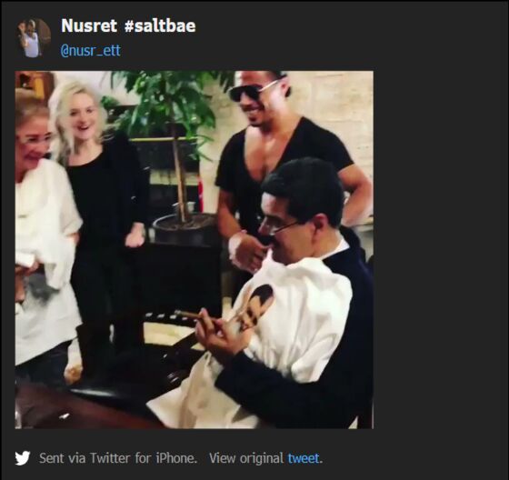 Venezuela’s Maduro Feasts on Steak, Smokes Cigars at Salt Bae Restaurant