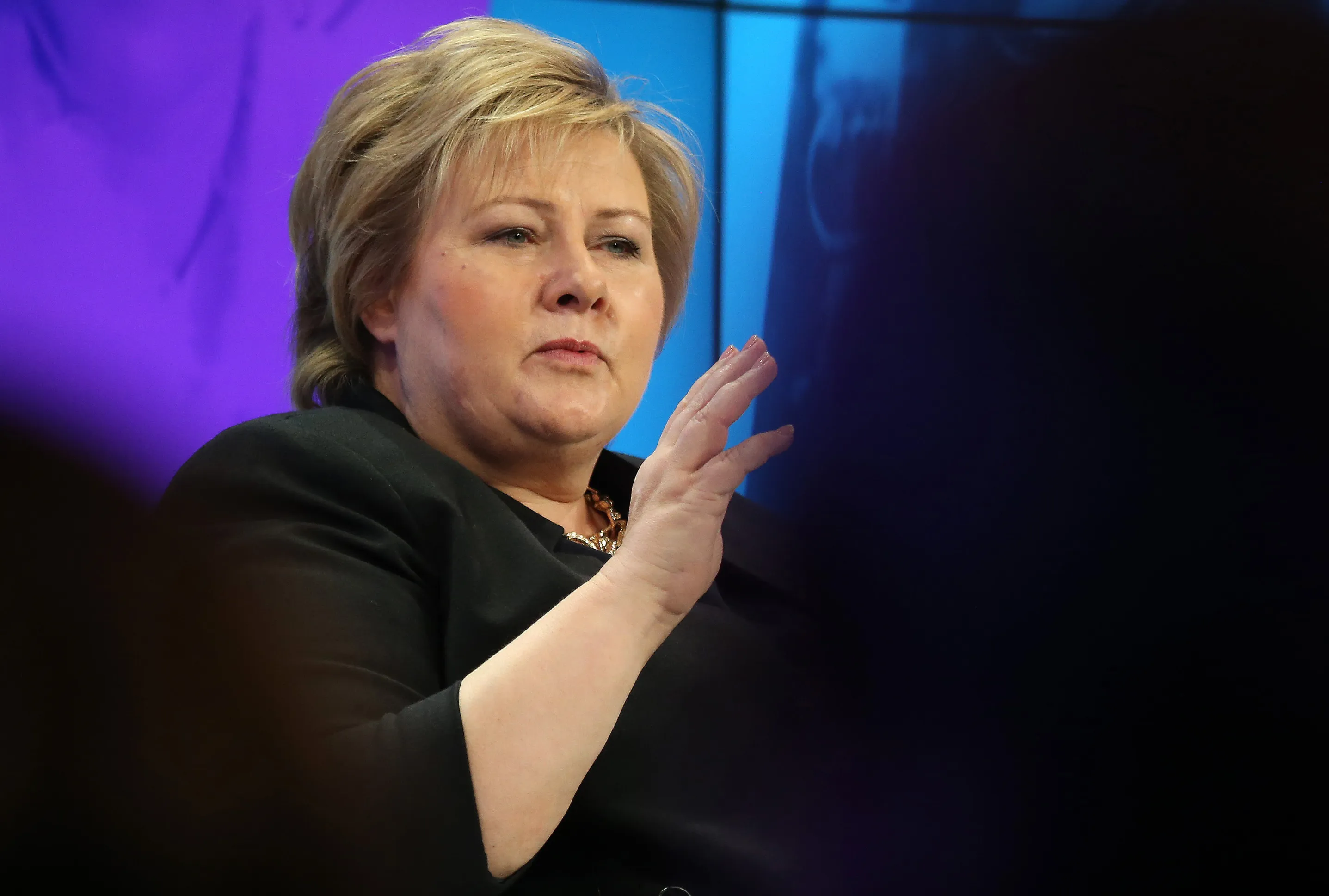 Norway's prime minister Erna Solberg.
