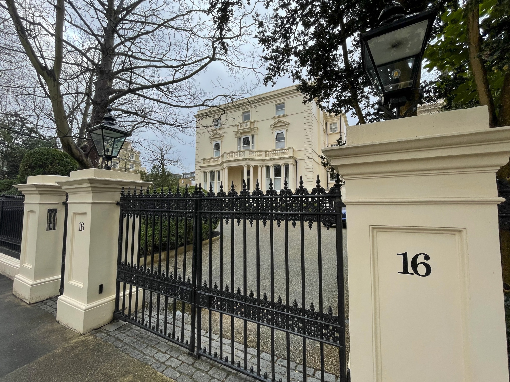 A property potentially being sold by Russian billionaire Roman Abramovich in the Kensington district of London.